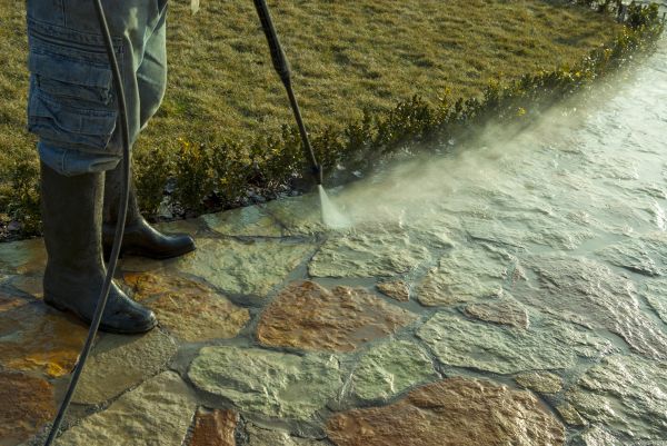 Stone Power Washing in Lehi
