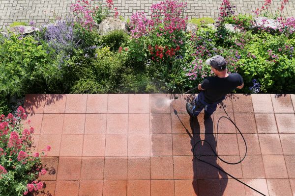 Patio Power Washing in Lehi