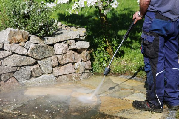 Stone Pressure Washing in Lehi
