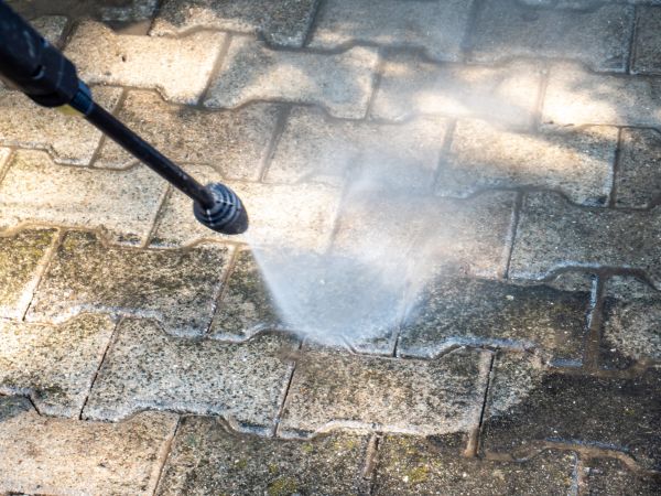 Paver Pressure Washing in Lehi