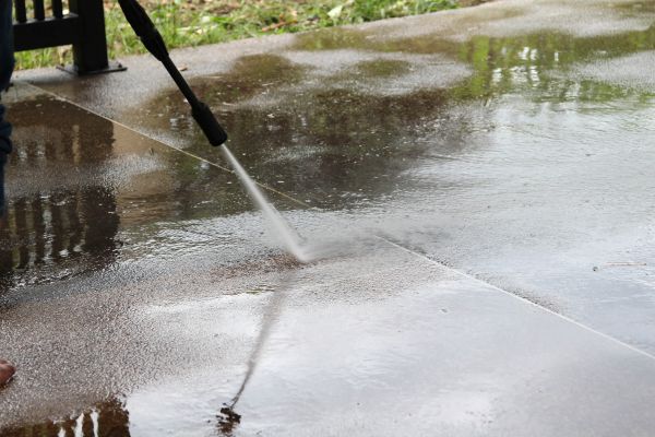 Concrete Deck Cleaning in Lehi