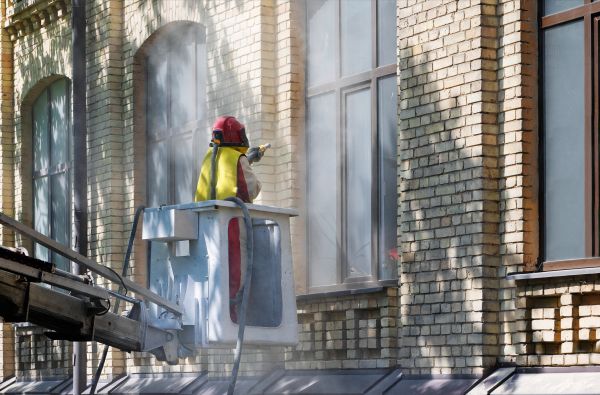 Brick Facade Cleaning in Lehi