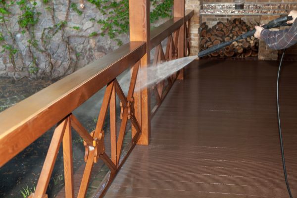 Porch Dirt Removal in Lehi