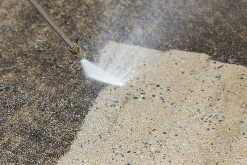Garage Floor Powerwashing
